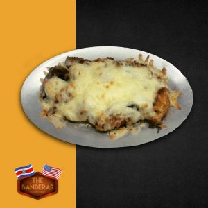 Plátanos con queso / Sweet plantains with melted cheese