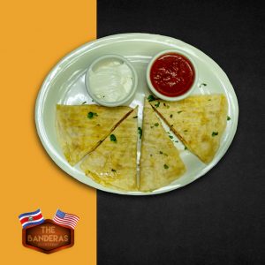 Quesadilla con queso y pollo / Chicken quesadilla with cheese